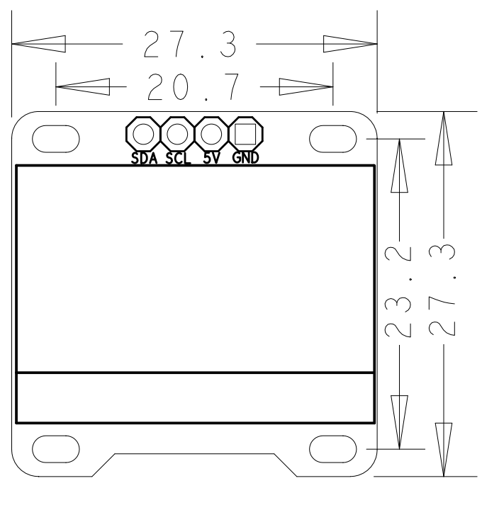 Breakout - 0.96'128x64 OLED Top PCB.png