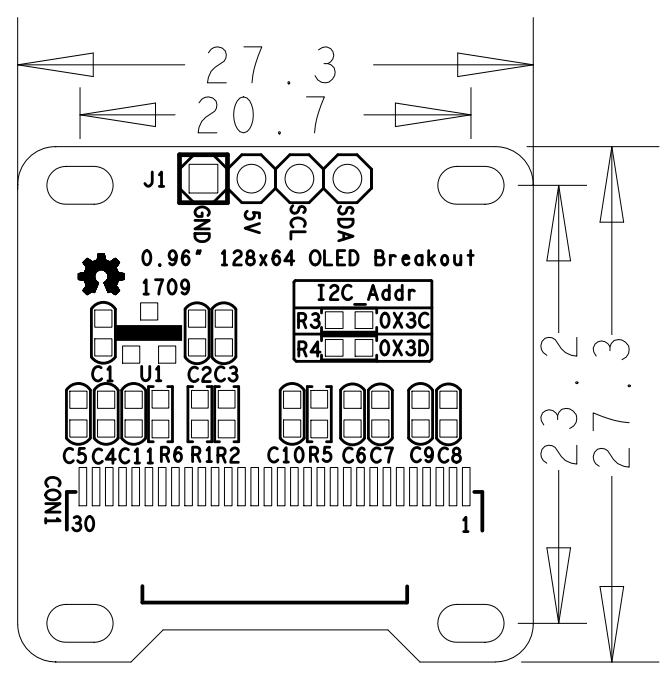 Breakout - 0.96'128x64 OLED PCB.png